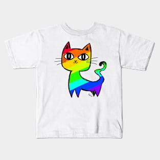 RainbowCat Kids T-Shirt